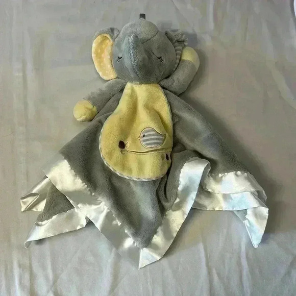 Douglas Baby Elephant Grey Baby Plush  Security Blanket Lovey - Picture 1 of 5